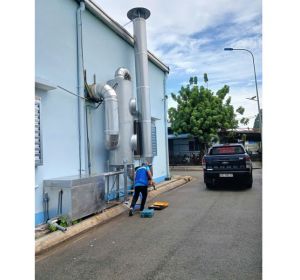 Ống gió hệ thống hút và xử lý bụi